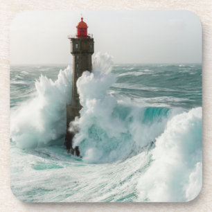 Dessous-de-verre Les phares Jument Phare Ouessant France