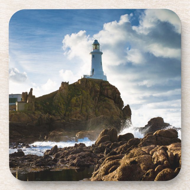 Dessous-de-verre Les phares | Les îles de la Corbière (Devant)