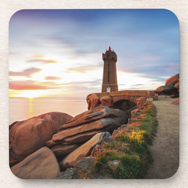 Dessous-de-verre Les phares | Phare de Mean Ruz (Devant)