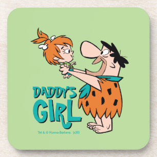 Dessous-de-verre Les Pierrafeu Fred & Pebbles - Daddy's Girl