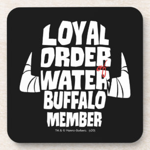 Dessous-de-verre Les Pierrafeu Membre Loyal Order Water Buffalo