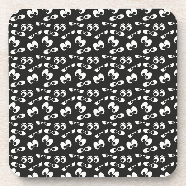 Dessous-de-verre Les yeux d'Halloween (Devant)