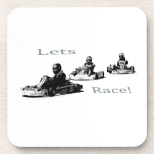 Dessous-de-verre Lets Race - Go Cart Racers