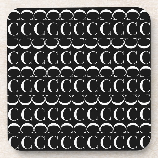 Dessous-de-verre Lettre initiale C (Devant)