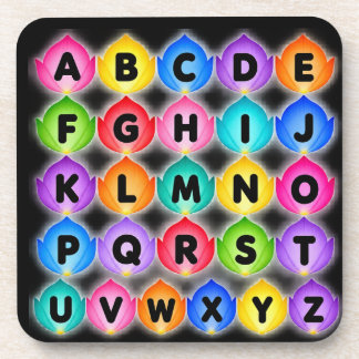 Dessous-de-verre Lettres éducatives ABC Poster Cadeau pour la nurse