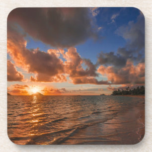 Dessous-de-verre Lever de soleil à l'île de Mokulua