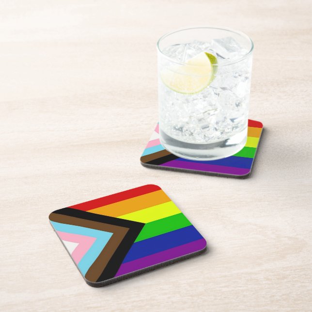 Dessous-de-verre LGBTQ+ Pride (Côté Droit)