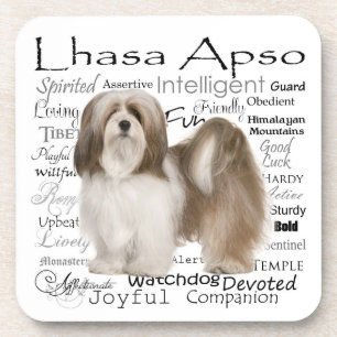 Dessous de verre Lhasa Apso