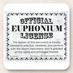 Dessous-de-verre Licence euphonique
