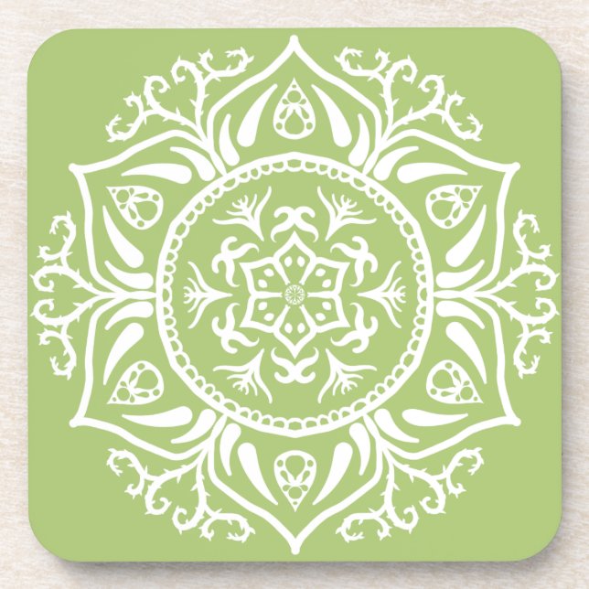 Dessous-de-verre Lichen Mandala (Devant)