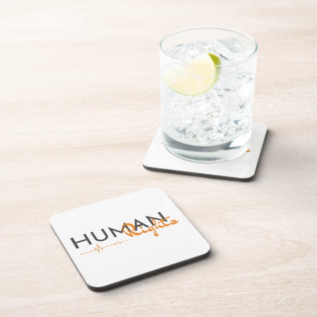 Dessous-de-verre Lifeline to Human Rights (Côté Droit)