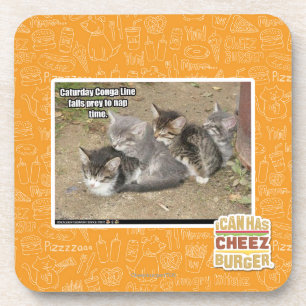 Dessous-de-verre Ligne de Conga de Caturday