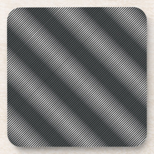 Dessous-de-verre Lignes de gradation noir et blanc ultra-minces