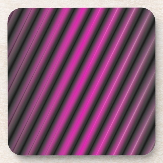 Dessous-de-verre Lignes Diffuses Violettes (Devant)