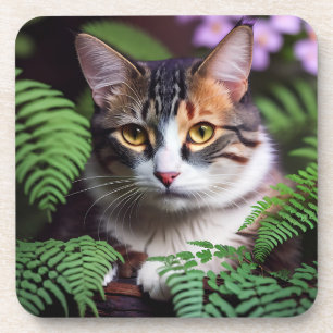 Dessous-de-verre Lilah l'enfer de Tortoiseshell : Un Chat d'une bea