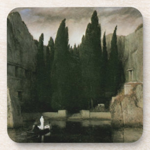Dessous-de-verre L'Île des morts d'Arnold Böcklin, Art symboliste