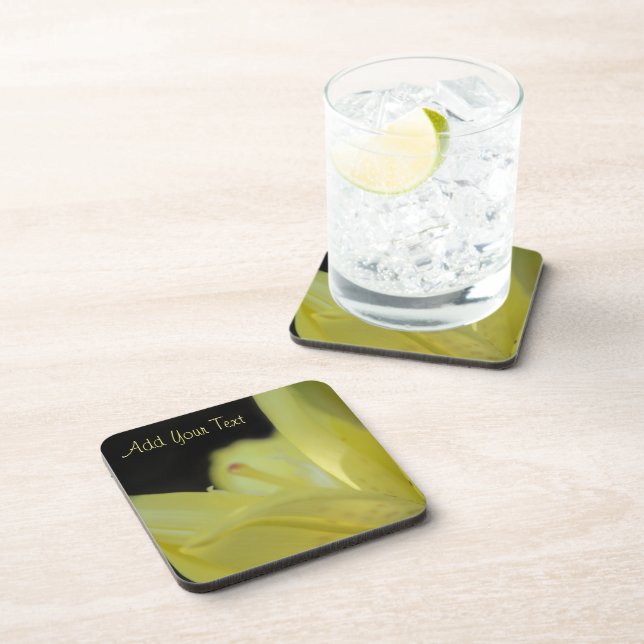 Dessous-de-verre Lily jaune par Shirley Taylor (Côté Droit)