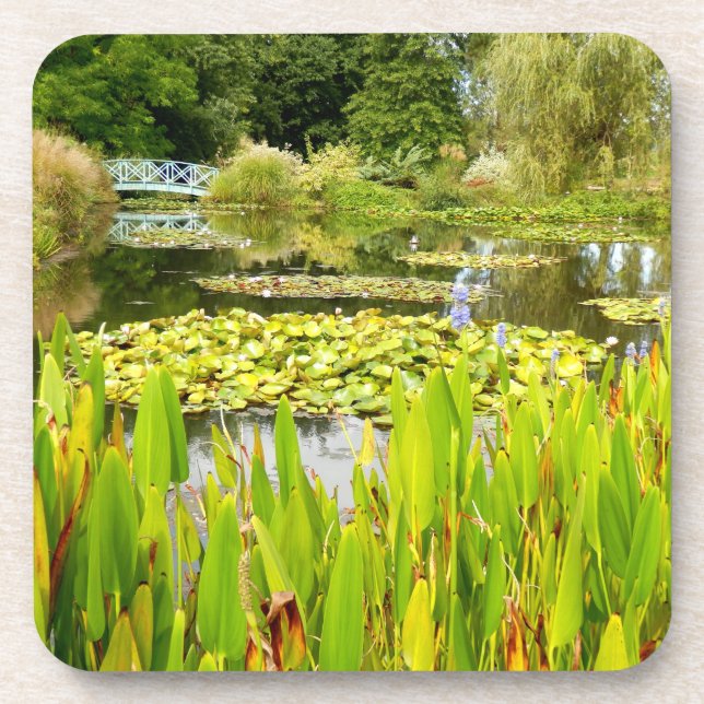 Dessous-de-verre Lily Pond Hard Plastic Coaster (Devant)