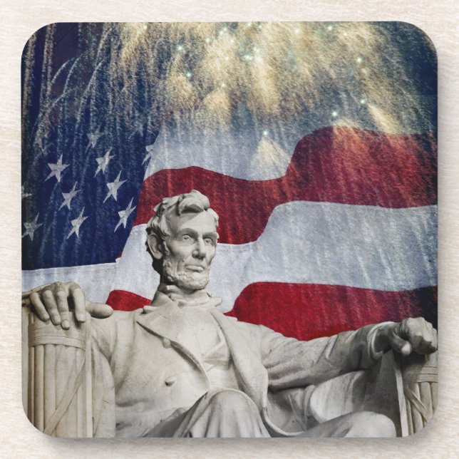 Dessous-de-verre Lincoln et Fireworks (Devant)