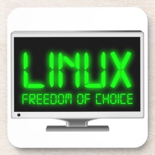 Dessous-de-verre Linux - Liberté De Choix