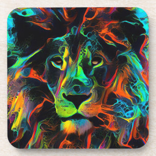 Dessous-de-verre Lion