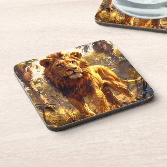 Dessous-de-verre Lion (Côté gauche)