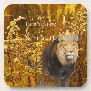 Dessous-de-verre Lion Coaster – Ma présence est force