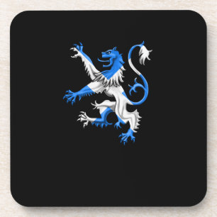 Dessous-de-verre Lion écossais aux couleurs de St. Andrew