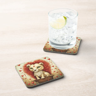 Dessous-de-verre Lion Love 3