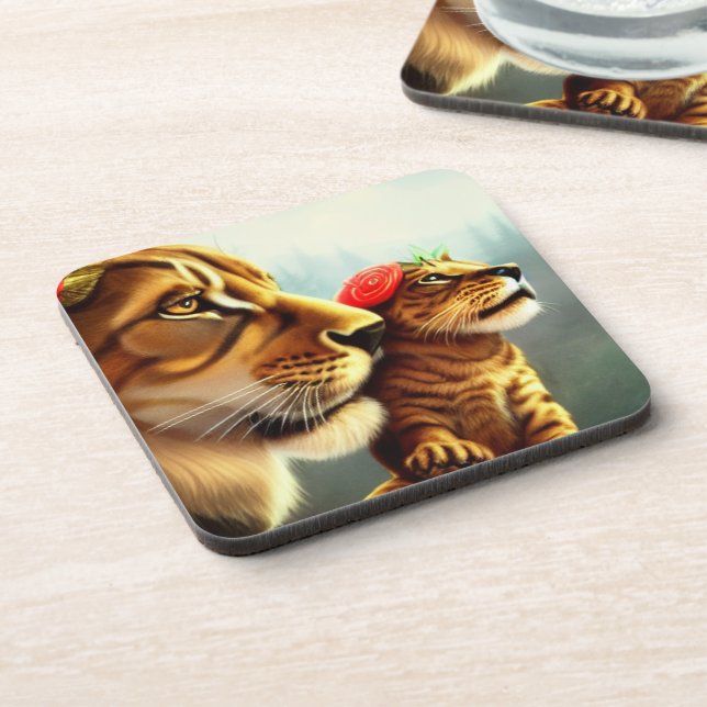 Dessous-de-verre Lions (Côté gauche)