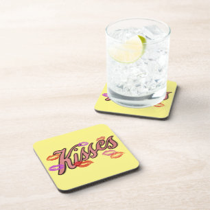 DESSOUS-DE-VERRE LIP KISSES