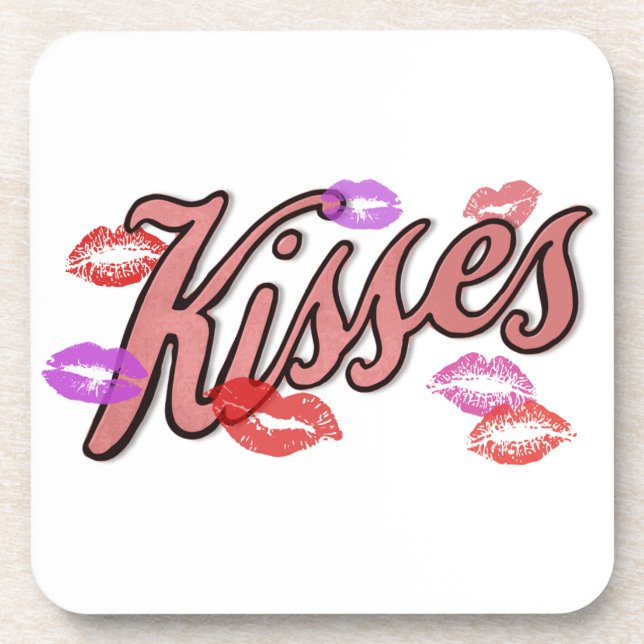DESSOUS-DE-VERRE LIP KISSES (Devant)