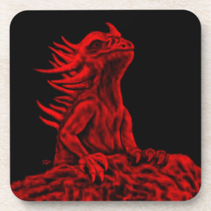 Dessous-de-verre Little red Dragon