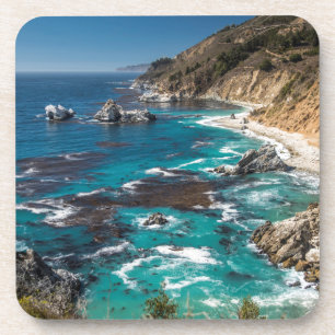 Dessous-de-verre Littoral de Big Sur, Côte ouest, Côte pacifique