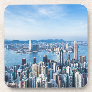 Dessous-de-verre Littoral   Tsim Sha Tsu, île de Hong Kong, Asie