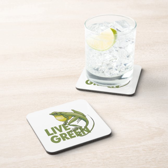 Dessous-de-verre Live Green (Côté Droit)