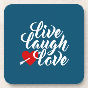 Dessous-de-verre Live Lauder Love Valentine Calligraphy DESSOUS D