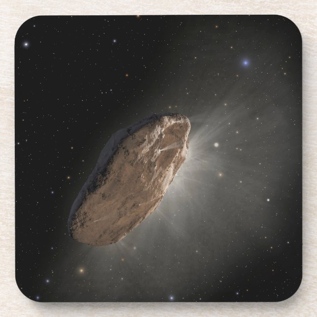 Dessous-de-verre L'objet interstellaire Wayward Oumuamua. (Devant)