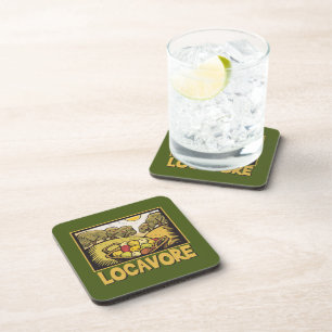 Dessous-de-verre Locavore Alimentation Lente