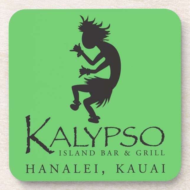Dessous-de-verre Logo de Kalypso Kane dans le noir (Devant)