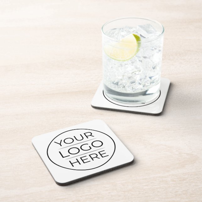 Dessous-de-verre Logo de marque d'entreprise moderne  (Côté Droit)