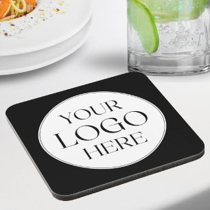 Dessous-de-verre Logo d'entreprise personnalisé simple