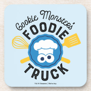 Dessous-de-verre Logo du camion gastronomique de Cookie Monster