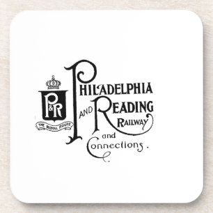 Dessous-de-verre Logo du chemin de fer Philadelphie et Lecture