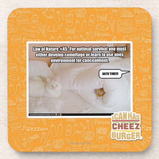 Dessous-de-verre Loi de la nature #45 (Devant)