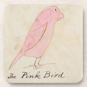 Dessous-de-verre L'oiseau rose, de 'seize dessins de BIR comique