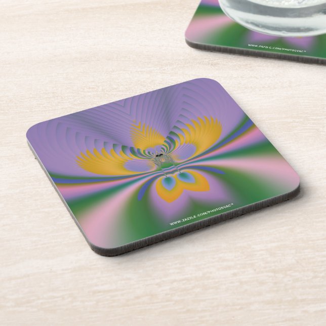 Dessous-de-verre Lotus Pourpre (Côté gauche)