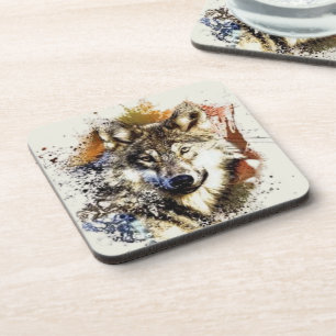 Dessous-de-verre Loup