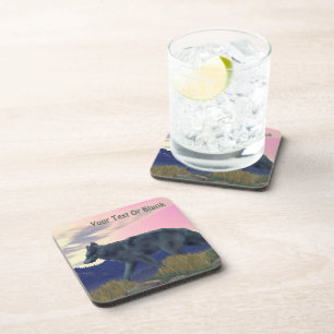 Dessous-de-verre Loup de grand pays