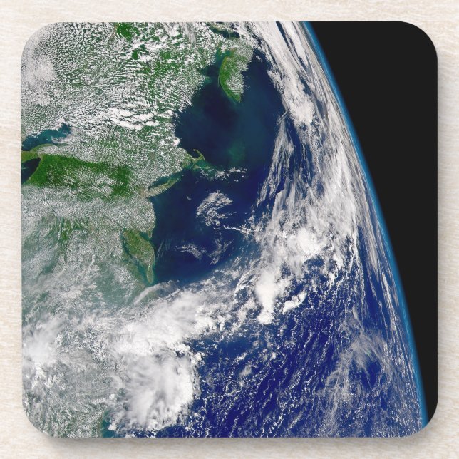 Dessous-de-verre L'Ouragan Frances Sur Une Terre Partielle. (Devant)